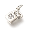 Brass Micro Pave Cubic Zirconia Pendants KK-V007-005P-02-2