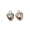 201 Stainless Steel Charms STAS-F311-06P-03-1