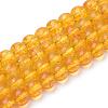 Synthetic Citrine Beads Strands G-S150-14-12mm-1