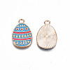 Alloy Enamel Pendants X-ENAM-S115-154-3