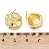 Brass Stud Earrings EJEW-H154-07A-G-5