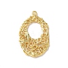 Brass Micro Pave Cubic Zirconia Pendants KK-P290-52G-01-1