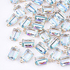 Transparent Glass Pendants X-GLAA-T007-20A-1