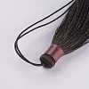 Nylon Thread Tassel Big Pendant Decorations NWIR-K019-01A-2