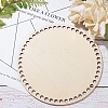 Cedar Wooden Basket Bottoms WOOD-WH0098-58-6