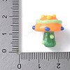 Handmade Lampwork Bumpy Beads LAMP-Q007-01B-3