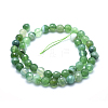 Natural Striped Agate/Banded Agate Beads G-J371-11-12mm-2