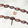 5Bags Flower Iron Decoration Strip FIND-GF0008-41B-R-5