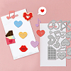 Valentine's Day Carbon Steel Cutting Dies Stencils DIY-WH0309-1548-3