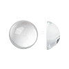Transparent Half Round Glass Cabochons LS-X-GGLA-R027-30mm-1