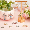 60Pcs 6 Colors Rack Plating Alloy Connector Charms FIND-SC0011-09A-4