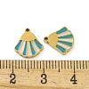 316 Surgical Stainless Steel Enamel Charms STAS-M073-21A-02G-3