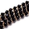 Natural Obsidian Beads Strands G-M367-07A-1