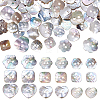 90Pcs 9 Styles 2-Hole Natural Shell Buttons BUTT-PH0001-49-1