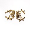 Tibetan Style Toggle Clasps LS-X-GLF0026Y-3