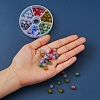 6 Style Spray Painted Glass Beads Strands GGLA-YW0001-08-7