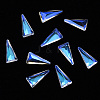 Triangle Transparent Glass Cabochons MRMJ-T009-112B-1
