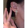 Fashionable Tassel Brass Cuff Earrings WGDF8A9-08-1