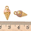 304 Stainless Steel Enamel Pendants STAS-I346-25G-07-3