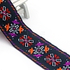 Flat Ethnic Style Embroidery Polyester Ribbons PW-WG39693-10-1