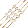 Brass Flat Round Link Chains CHC-H115-28G-1