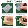 32Pcs Transparent Acrylic Double-sided Adhesive Stickers FIND-WH0139-98C-3