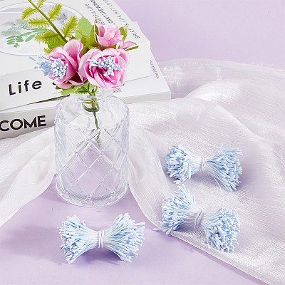 Gypsum with Cotton Cord Artificial Flower Core DIY-WH20007-36A-05-1