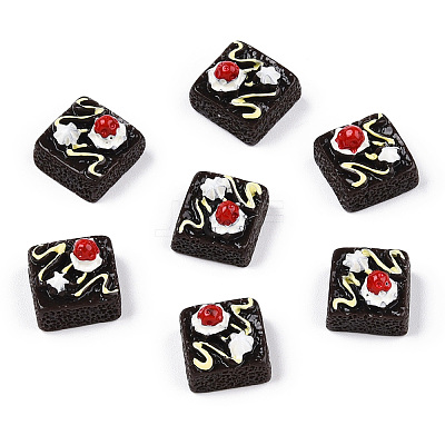 Square Cake Resin Decoden Cabochons LS-CRES-R183-21B-1