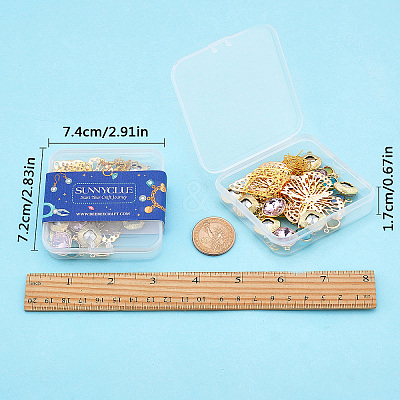 DIY Hollow Dangle Earring Making Kits DIY-SC0013-13-1