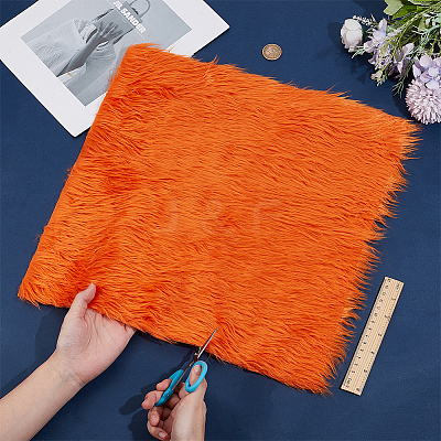 Polyester Plush Toy Fabric DIY-WH0430-925C-1