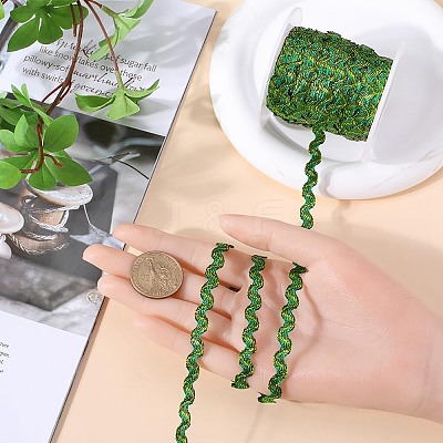 1Pc Sparkle Wavy Polyester Ribbons OCOR-GF0003-01E-1