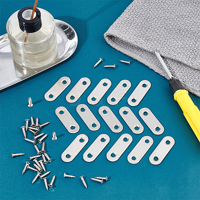 24Pcs 201 Stainless Steel Furniture Cabinet Shelf Support FIND-UN0001-42-1