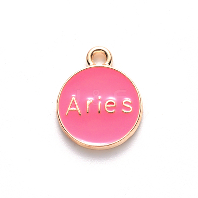 Alloy Enamel Pendants ENAM-S124-01B-03A-1