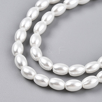 Baking Paint Pearlized Glass Pearl Bead Strands HY-T002-01C-01-1