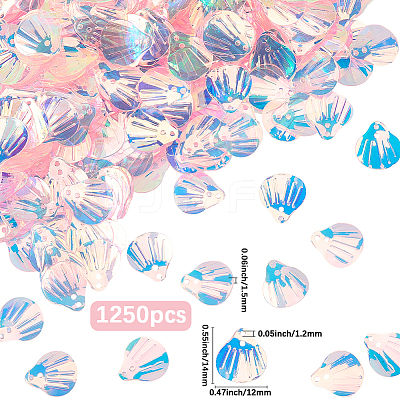 50G UV Plating Plastic Charms KY-CY0001-08A-1