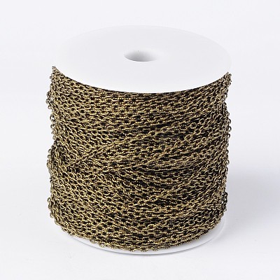 Iron Textured Cable Chains CHT104Y-AB-1