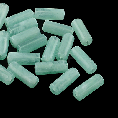 Column Imitation Gemstone Acrylic Beads LS-OACR-R030-08-1