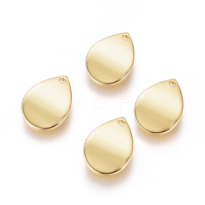 Brass Charms X-KK-G389-22G-1