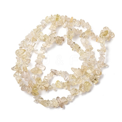 Natural Lemon Quartz(Heated) Beads Strands G-G288-B01-01-1