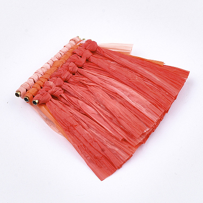 Raffia Tassel Pendant Decoration FIND-T023-05-1