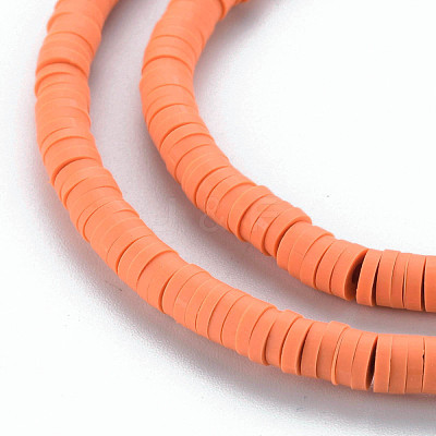 Handmade Polymer Clay Bead Strands CLAY-T002-4mm-62-1