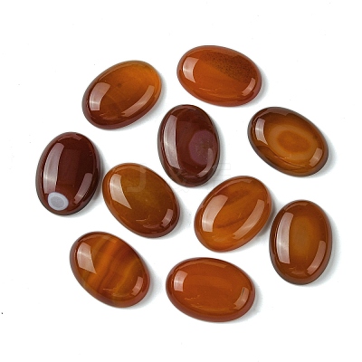 Natural Red Agate Cabochons G-L601-03D-01-1