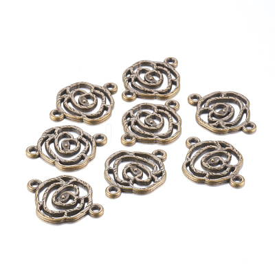 Tibetan Style Links connectors TIBEB-EA10947YKG-AB-FF-1