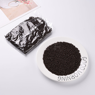 Baking Paint Glass Seed Beads SEED-US0003-3mm-K18-1