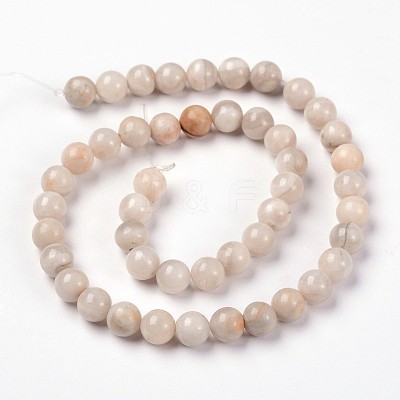 Round Natural Crazy Lace Agate Beaded Strands G-L374-01-12mm-1