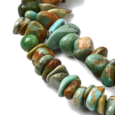 Natural HuBei Turquoise Bead Strands G-H345-A01-04-1