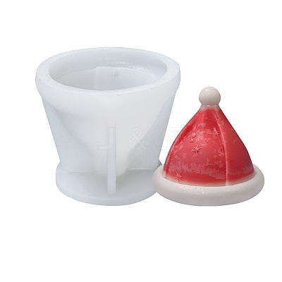 3D Christmas Hat DIY Candle Silicone Molds LS-CAND-B002-08-1