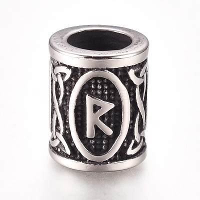 304 Stainless Steel European Beads OPDL-G010-06AS-01R-1
