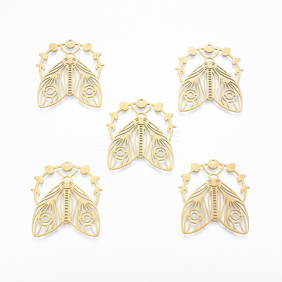 201 Stainless Steel Pendants STAS-N090-LA925-2-1