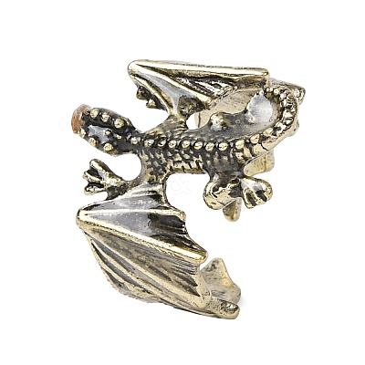 Glow in the Dark Luminous Brass Open Cuff Ring PW-WG90626-03-1